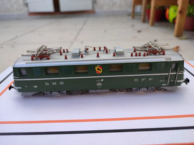 Locomotive Märklin 3050 SBB CFF FFS – Électrique Analogique, Verte, Occasion