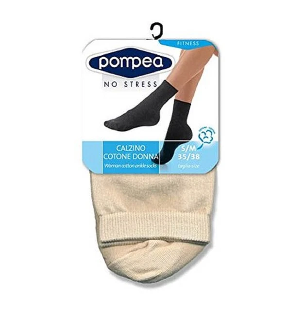 6 SALVAPIEDE POMPEA NO STRESS MINI CALZE CALZINI UOMO DONNA IN COTONE