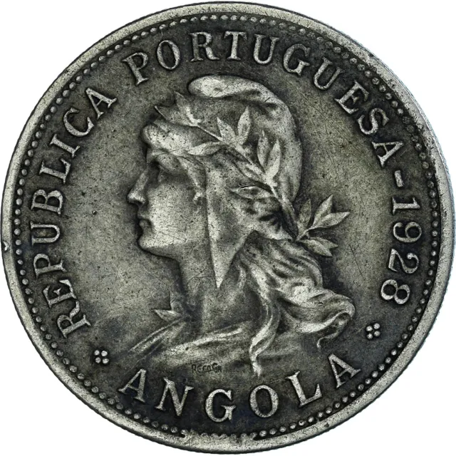 [#1356502] Coin, Angola, 50 Centavos, 1928