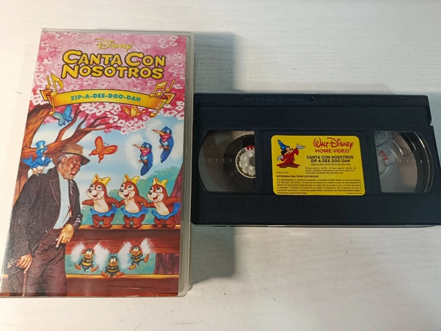 CANTA CON NOSOTROS Zip-A-Dee-Doo-Dah (1993 Disney) - VHS PAL Spanish £ ...