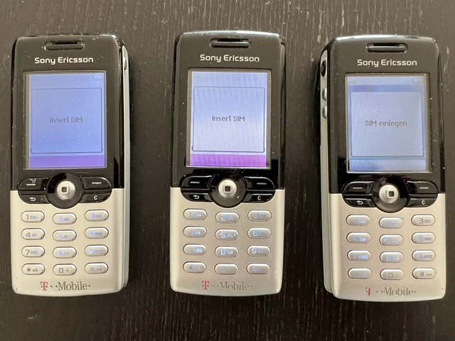 3 x Sony Ericsson T61 Mobiltelefone inkl. Netzteile, 2 x Datenkabel, Anleitungen