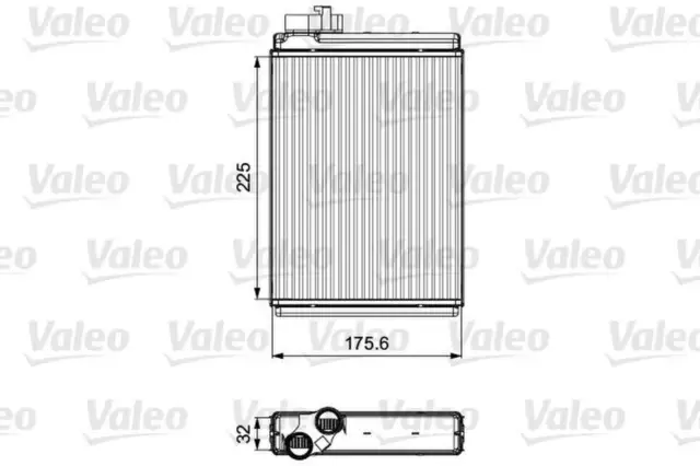 Échangeur Thermique Chauffage Intérieur VALEO pour Audi A4 B8 (8K2)