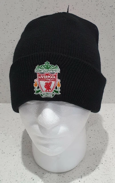 Bonnet Liverpool Unisexe 100% Acrylique – Blason Officiel Rouge – Chaud Et Confortable Pour L’Hiver