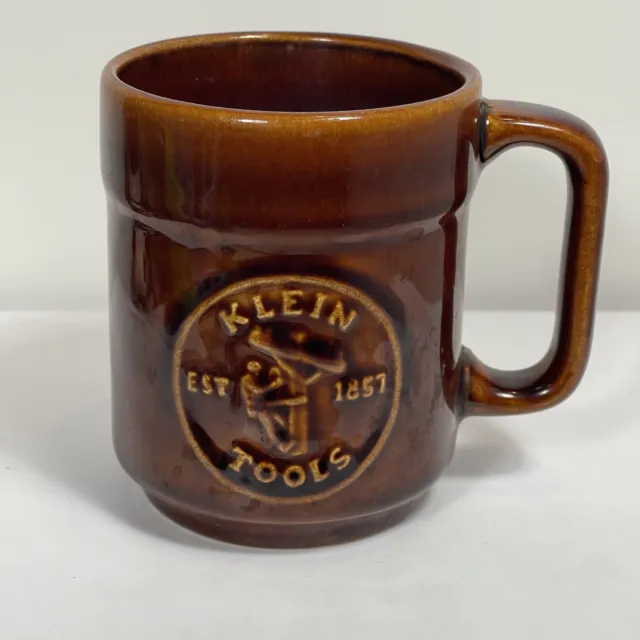 KLEIN TOOLS Lineman Coffee Cup Mug 125th Anniversary Ceramic Vintage