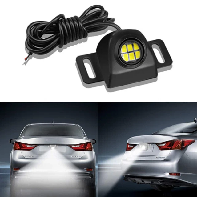Feu Stop Arrière LED Pour Moto - 12V | Rouge - 38x24x10mm - Fil De 30cm - étanche