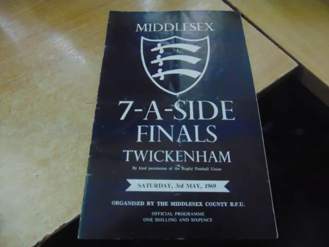 Middlesex 7s Rugby, 1969