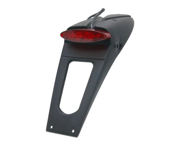 Support de plaque d'immatriculation Supermotard / Enduro avec feu arrière LED