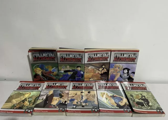 Full Metal Alchemist Graphic Novels Bundle Hiromu Arakawa Manga Books