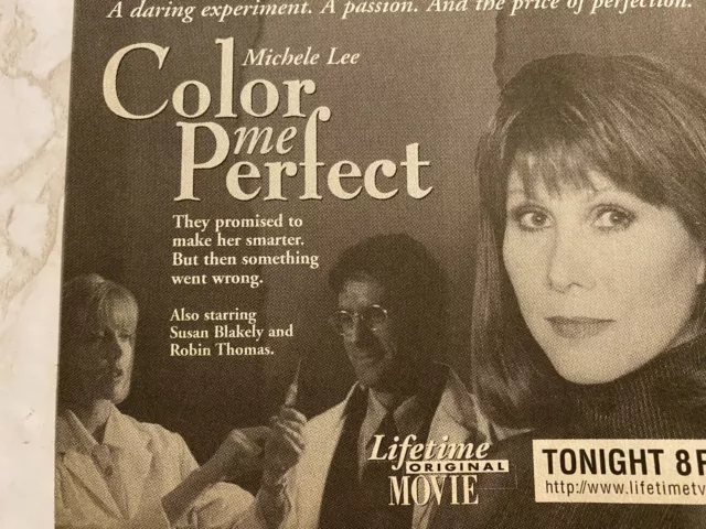 Color Me Perfect, Michele Lee, Half Page TV Guide Ad