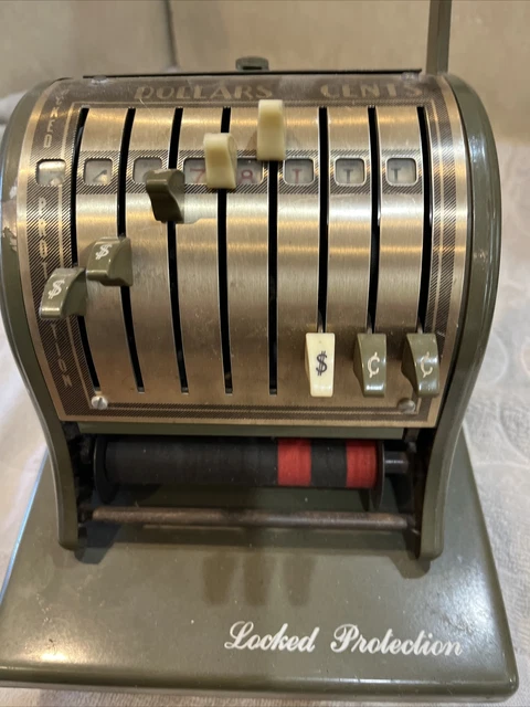 Vintage, Paymaster Ribbon Writer Series 8000 Dark Green