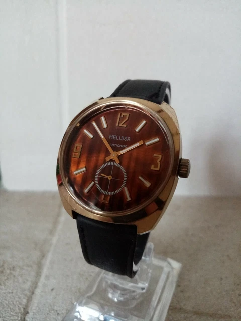 MONTRE DE FEMME année 70 en Argent Massif (inscription sur le boîtier