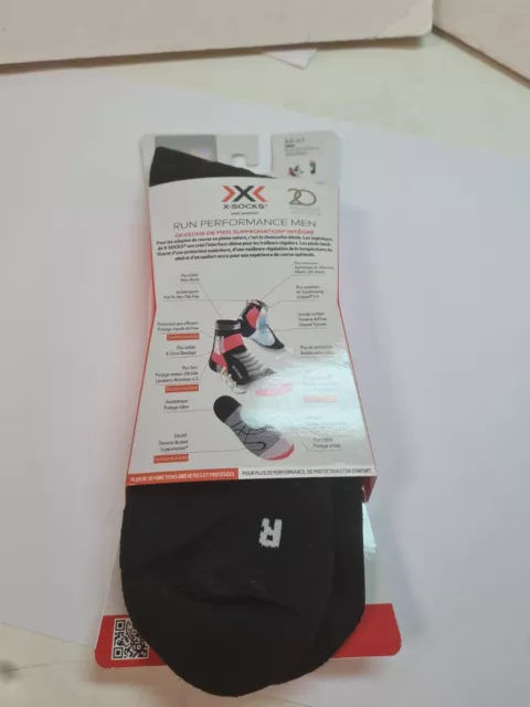 Chaussettes X-Socks Run Performance Men-Taille Ue45/47