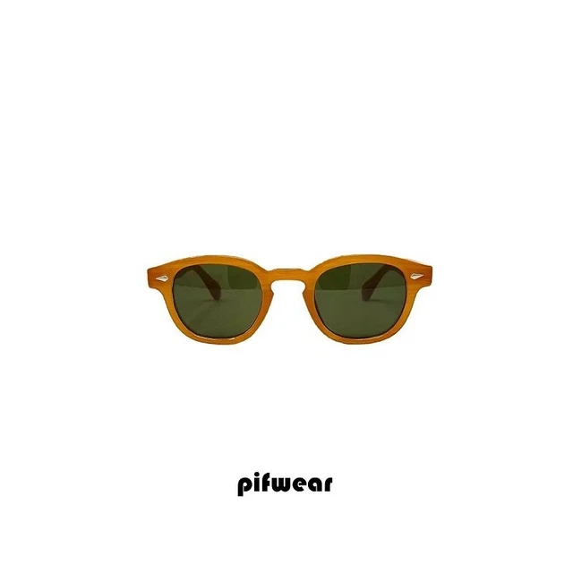 OCCHIALI DA SOLE Johnny Depp marrone con lenti verde PIFWEAR Depp 44 1000 7 EUR 14 99 PicClick FR