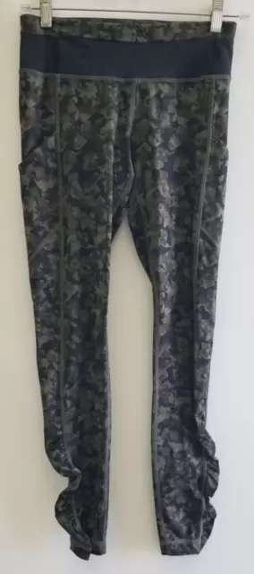 Lululemon Speed Tight III All Full-On Luxtreme Mystic Jungle Fatigue Size 4