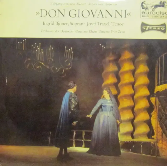 Mozart(10" Vinyl)Don Giovanni-Eurodisc-S 60 001 GR-Germany-VG/Ex