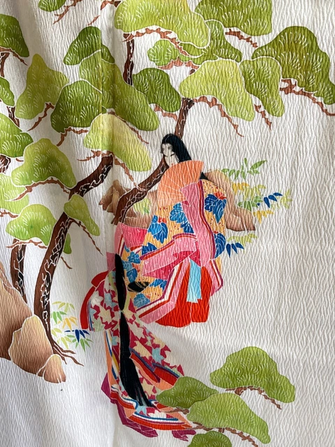 Vintage Japanese kimono Beautiful Kimono robe