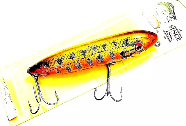 🌟 VINTAGE HEDDON 4-1/4 G Finish Zara Spook Gold Bass RARE Fishing Lure 🌟  $33.11 - PicClick
