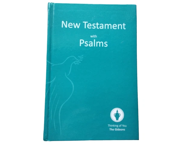 Christianity New Testament with psalms Gideons 2016 hardback VGC.
