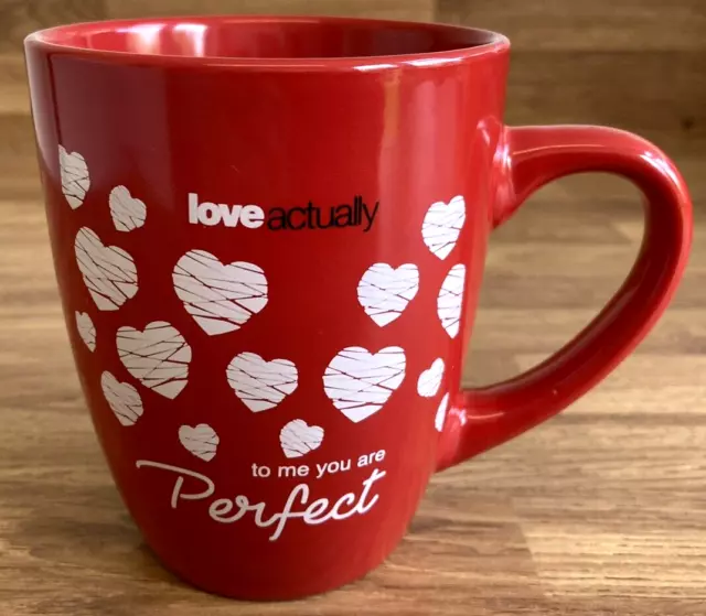 Love Actually Movie To Me You Are Perfect Ceramic Coffee Mug BEEN DISPLAYED ONLY