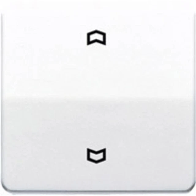 Jung simple Cache Bascule symbole flèche blanc-alpin CD590PWW