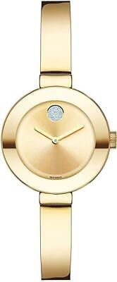 Movado Bold Yellow Gold Dial Ladies Watch