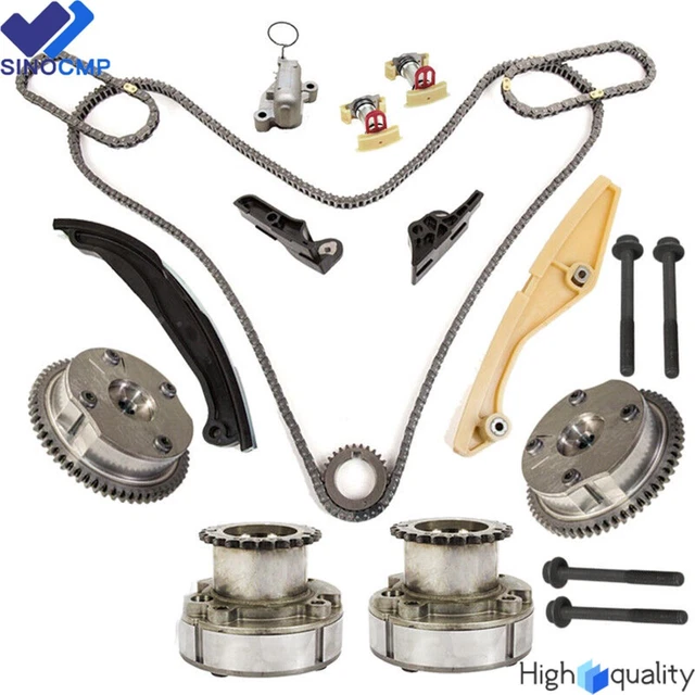 Timing Chain Kit Cam Phaser VVT Fits Ford Lincoln Taurus Transit Explorer F-150