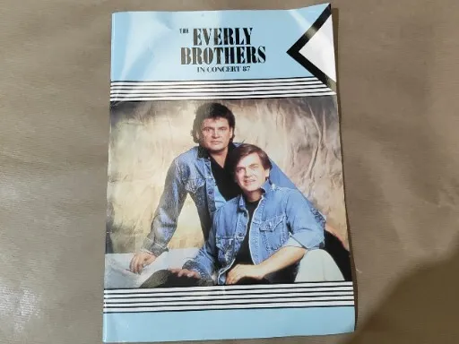 THE EVERLY BROTHERS In Concert 87 TOUR PROGRAMME 1987