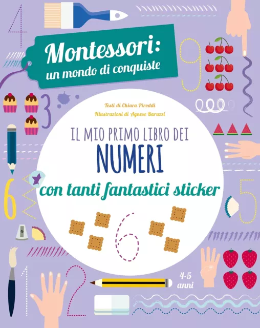 IL MIO PRIMO libro dei numeri. Montessori: un mondo di conquiste. Con  ades EUR 9,90 - PicClick IT