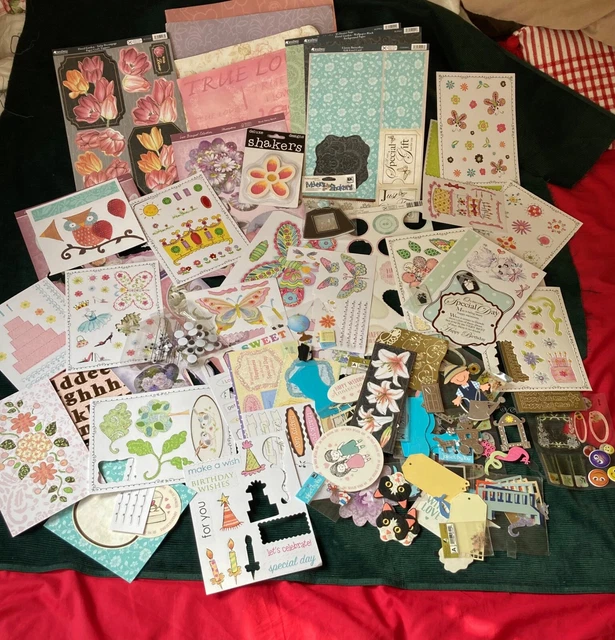 SCRAPBOOKING LARGE CARD Making Job Lot Set Bundle £14.99 PicClick UK
