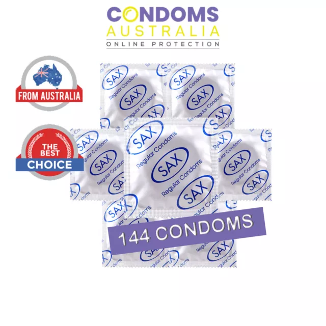 Sax Regular Condoms Bulk (144 Condoms)