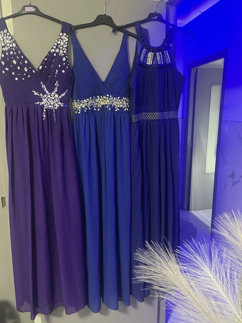 Robe De Soirée Longue Elie Saab - Tulle Noir Brodé De Perles Et Paillettes - Taille 36 - Vintage Très Bon état