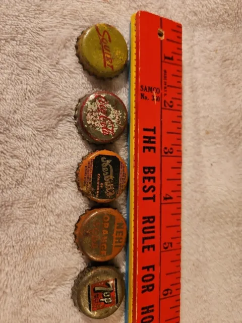 Old Nesbitt’s Of California Soda Bottle Cap Cork Back Lot 7up Nehi Coca Cola