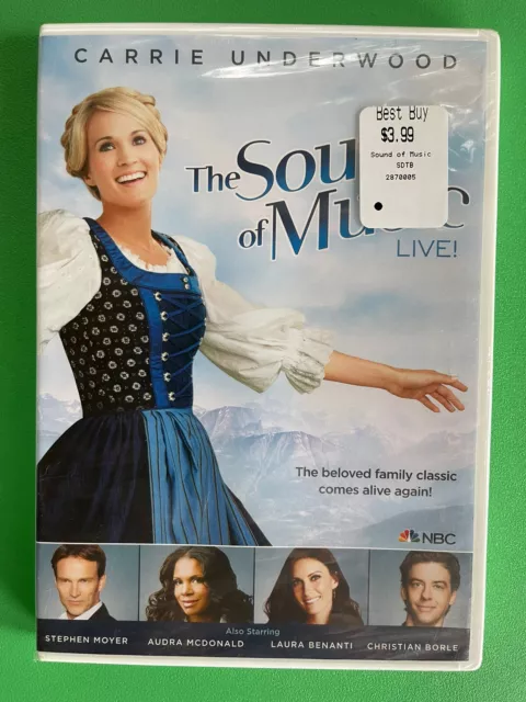 The Sound of Music Live! DVD, Carrie Underwood Laura Benanti Christian Borle New