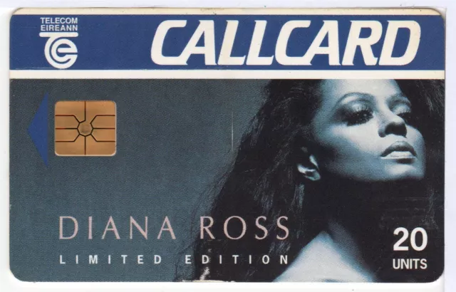 Ireland Phone Card - Diana Ross - Limited Edition - Callcard