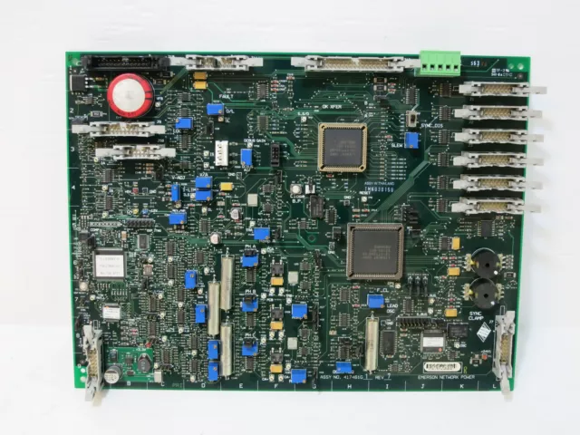 Emerson 417461G1 Rev 7 Main Control Board PCB PLC Network Power 417461G-1