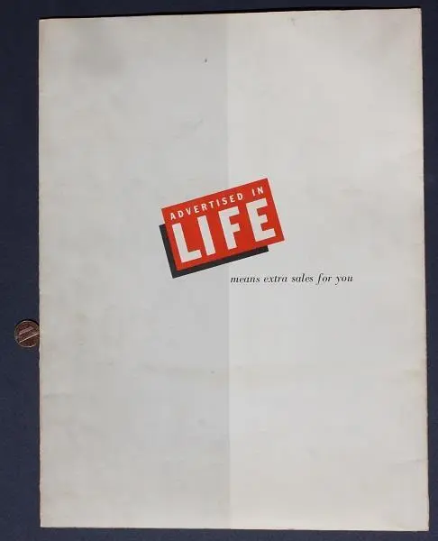 1940-50s Era LIFE Magazine Peter O'Toole Columbus,Ohio Bardahl Oil Sales Sample! 3