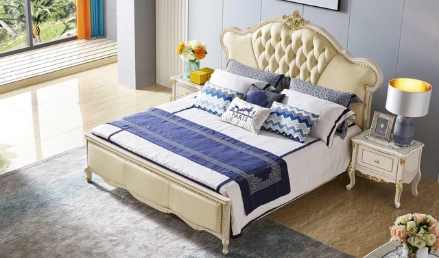 Chambre à Coucher Trois Pièces Meuble Set Lit 2x Nachttische Lits 3tlg. Complet