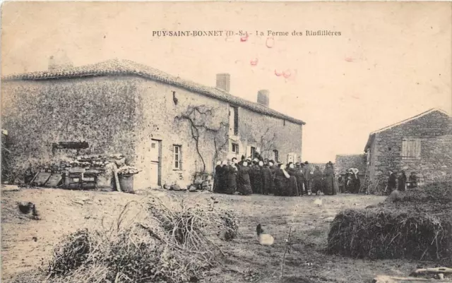 Cpa 79 Puy Saint Bonnet La Ferme Des Rinfillieres