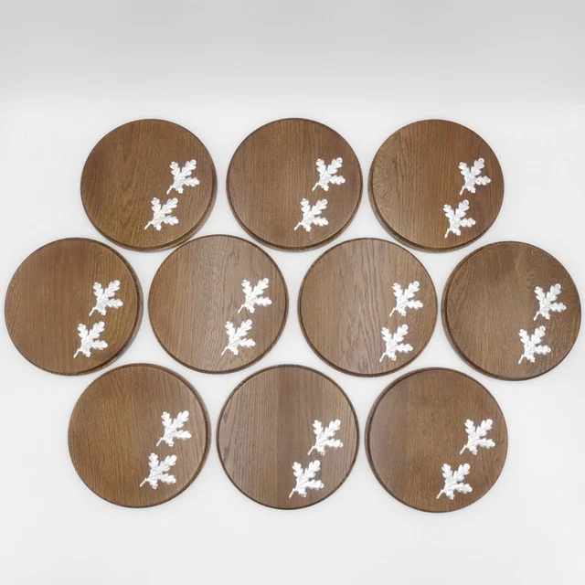 10x Placa de Jabalí Tablero Keiler Escudo de Trofeo Braun Af 19 CM Con 20X