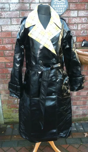 Black deals pvc coat