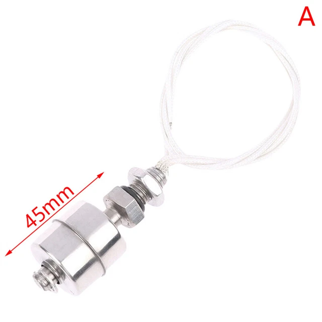 Stainless Steel Float Switch Tank Liquid Water Level Sensor Double Ball Float LN
