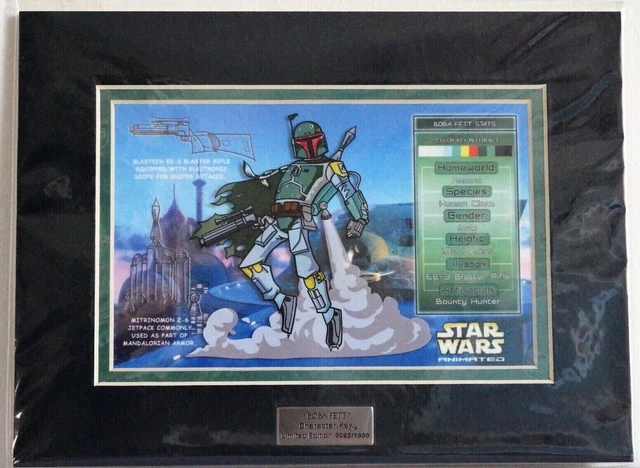 STAR WARS ANIMATE ACME CHIAVE PERSONAGGIO BOBA GRASSO EDIZIONE LIMITATA LUCASFILM srl