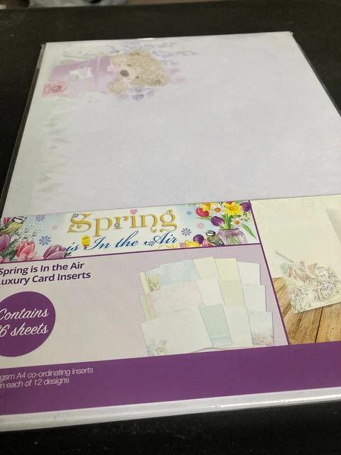 HUNKYDORY SPRING IS in the air luxury card inserts 36 sheets. £8.00 ...