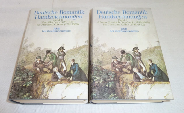 Deutsche Romantik Handzeichnungen Band 1 + 2 v. Marianne Bernard