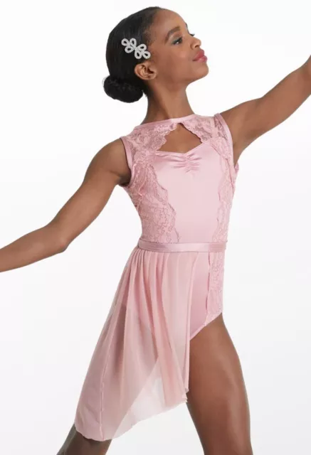 Weissman Ballet-Lyrical Dance Costume/ Pink/ Large Child-Excellent Condition