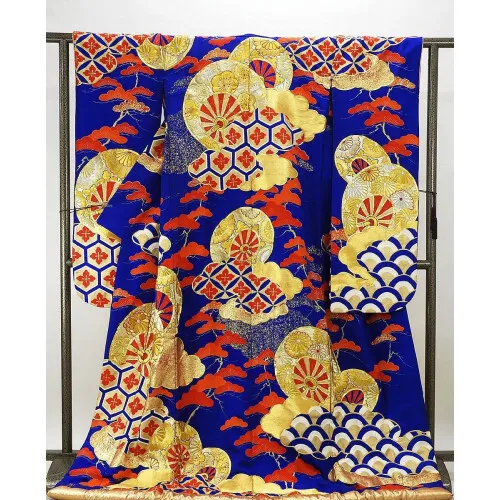 Japanese traditional kimono Uchikake pure silk for Wedding from Japan 2309_23