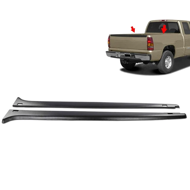 PAIR BED RAIL Caps Stepside LH RH Fit For 9905 Chevy Silverado GMC