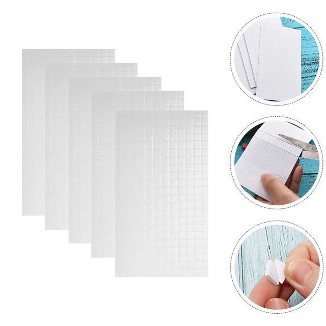 HHOZsafety Nuovo Nastro Adesivo in Schiuma PE Bianco Biadesivo da 10 m di Lunghezza 50 mm