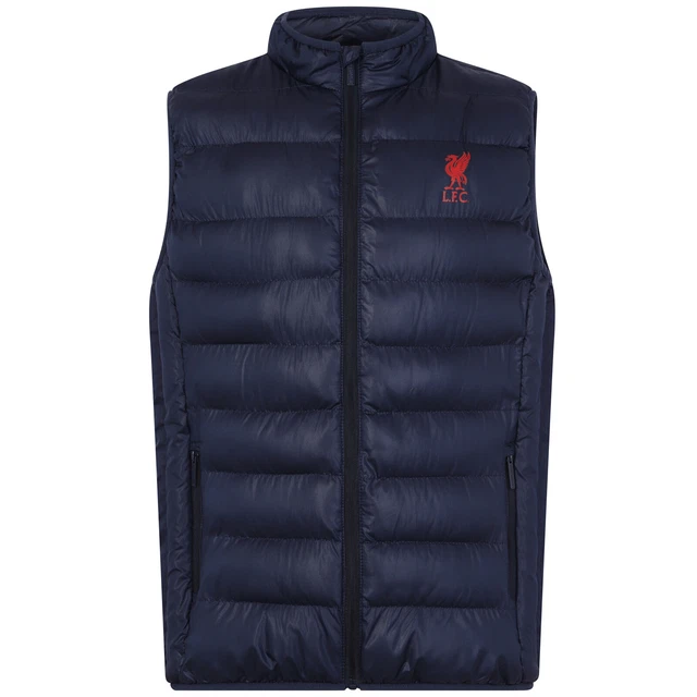 LIVERPOOL FC MENS Gilet Jacket Body Warmer Padded OFFICIAL