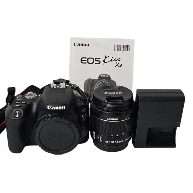 Canon - Canon kiss X9＋EFS18-55mm CANON EOS KISS X9 DSLR Camera 24.2MP WiFi Bluetooth EF S 18